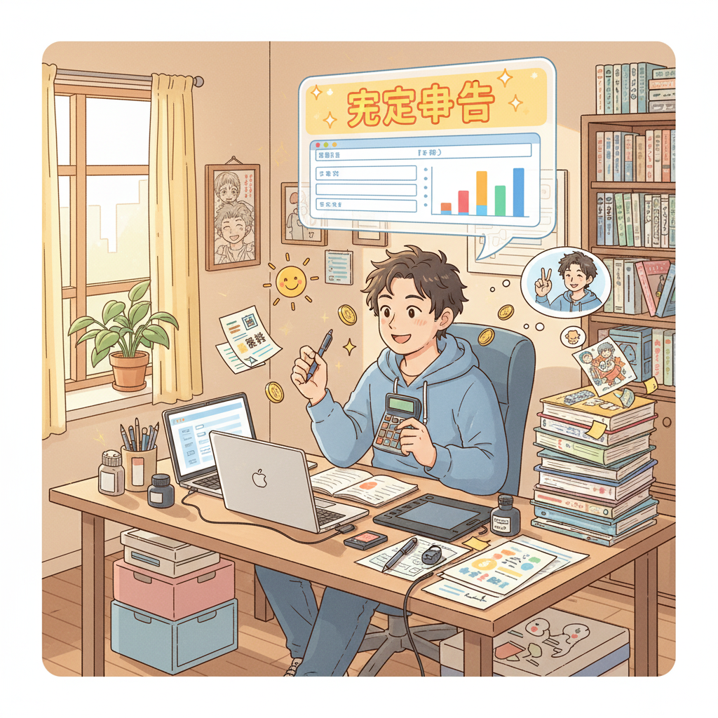 【所得税】漫画家の方の確定申告の方法